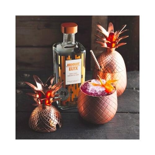 Premium 500ml Pineapple Tumbler Mug Moscow Mule for Cocktail Drinking Cups