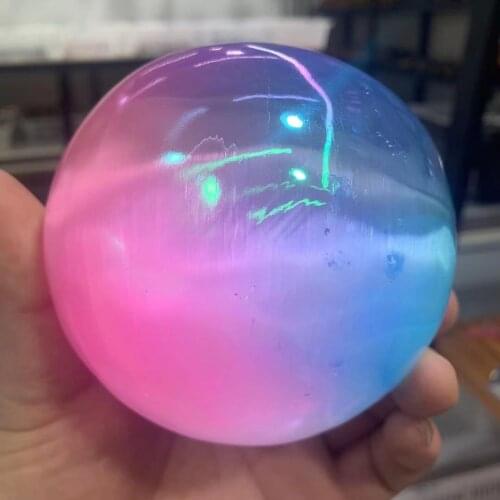 Natural Selenium Ball Colored Ball, Home Decoration, Feng Shui Healing Crystal Ball
