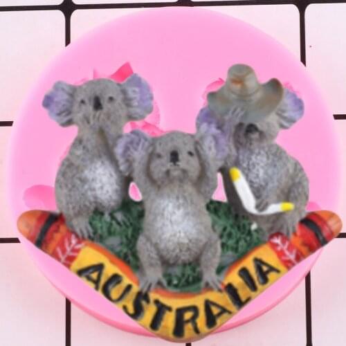 Koala Silicone Mold Sugarcraft Fondant Cake Decorating Tools Chocolate Gumpaste Moulds Candy Mould Polymer Clay Molds