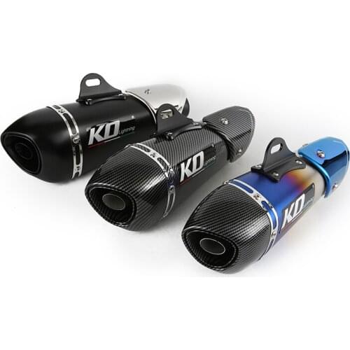 Oval 51 mm Motorcycle Exhaust Muffler Pipe Removable DB Killer Escape Stainless Steel Silencers for RC390 R3 CBR500R CB300R