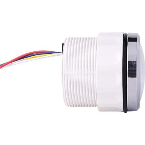 Yacht Marine Rudder Angle Indicator Gauge 0-190ohm 52mm 2 inch 12V/24V - Black Dial