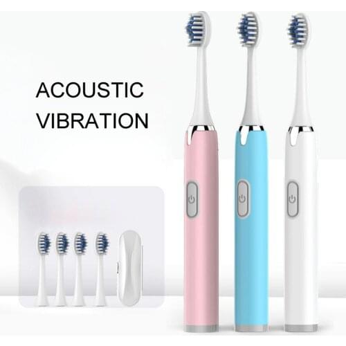 Sonic Electric Toothbrushes Smart Timer Toothbrush IPX7 Waterproof Tooth Cleaning Brush For Adults Kid