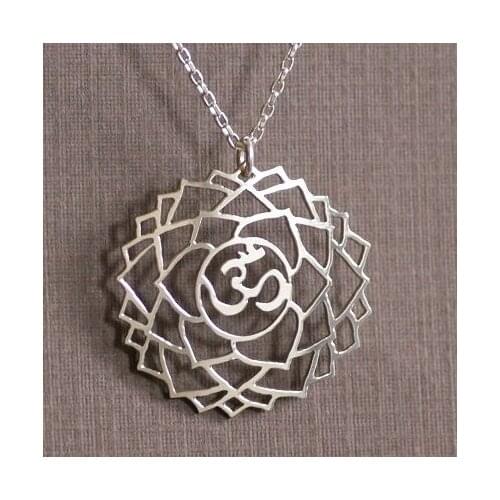 10pcs 7th Chakra, Crown chakra Sahasrara necklace. the pendant stands for spiritual connection, knowledge, and unity