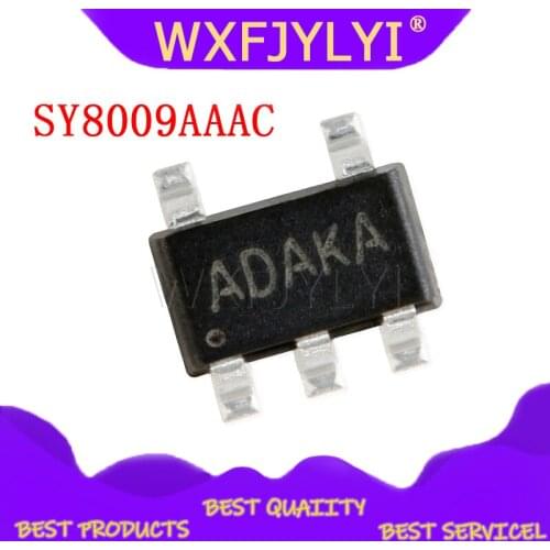 10PCS SY8009AAAC SY8009A SY8009 SOT23-5 1.5A ADJ DC-DC buck regulator new and original