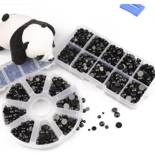 100-500 Pcs Black Acrylic Animal Eyes Doll Toys Eyes For DIY Children Toys Eyes Decorative Accessories