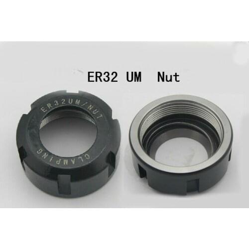 3pcs Engraving Machine Principal ER Nut ER32 Nut UM type clamping nut for ER32 collets chuck CNC milling M40*1.5