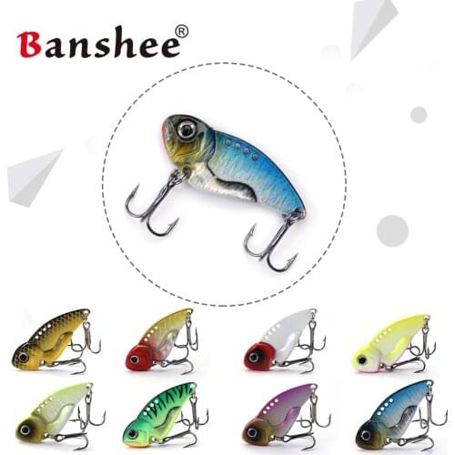 4pcs/lot 37mm 8g Metal Cuti VIB Vibe Vibration DD02 new Lipless Sinking Crankbait Bass Bait Fishing lure big mouth glow luminous