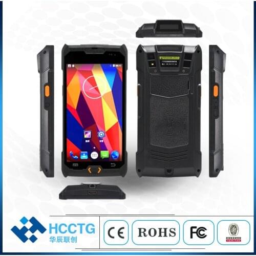 5 Inch Touch Android 6.0 Rugged PDA 4G Handheld POS Terminal 1D 2D Wireless Barcode Scanner Wifi Bluetooth GPS Data collector