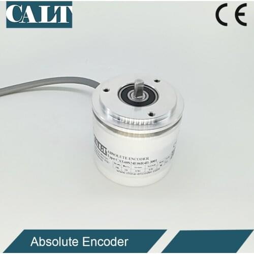 CALT SSI RS485 RS422 MODBUS RTU 40-20mA Canopen Canbus mechanical 4096 12 bit multi-turn absolute rotary encoder