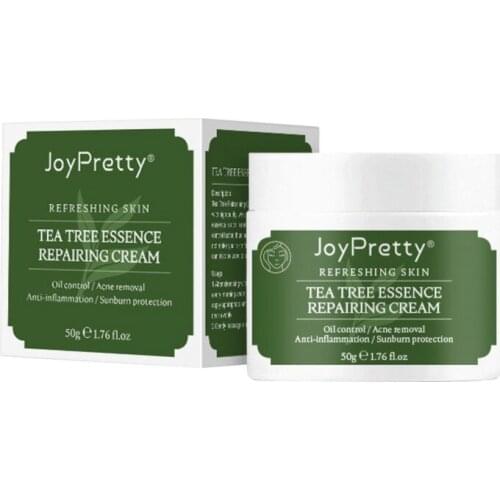 Tea Tree Acne Treatment Cream Soothing Nourishing Face Cream Anti Pimple Cream Oily Acne Prone Skin Facial Moisturizing Cream
