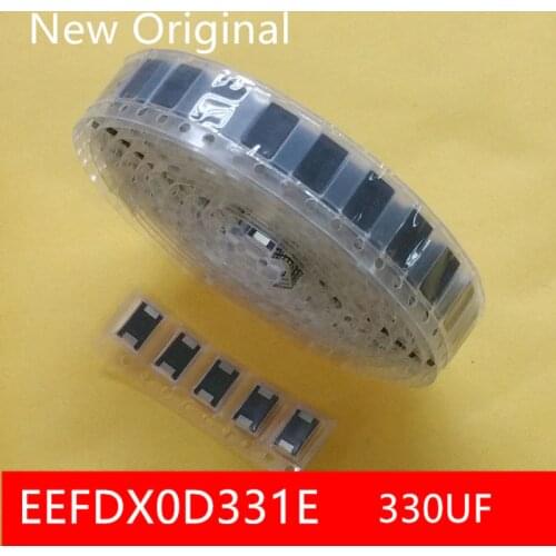 EEFSX0D331E 2.0V 330UF 2.5v 330UF SMD Tantalum Polymer Capacitors ( 500 pieces/lot) Free Shipping 100%New Computer Chip & IC