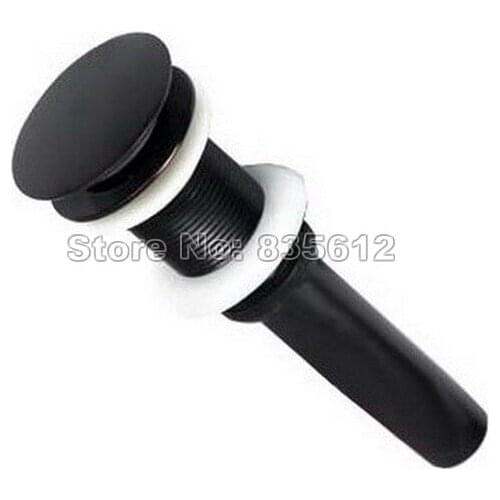 Oil Rubbed Bronze Large Round Cap Pop UP Sink Drain Without Overflow Wsd022