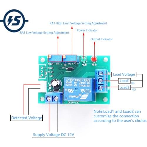 DC 12V Under-Voltage Protection Module Voltage Comparator for Battery Charge/Discharge Controller for 1pcs 0V-15V Battery Adjust