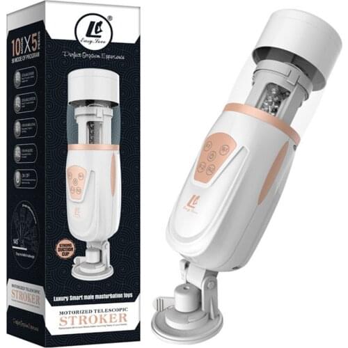 New Automatic Piston Telescopic sex Machine Electric Male Masturbator Air Sucking Retractable Vibrators Stroker Sex Toys For Men