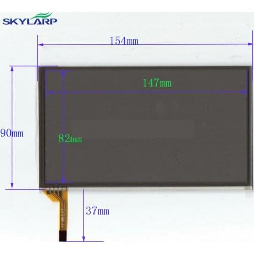 New 6.2''inch touchscreen on card GPS 154mm*90mm on TFT9K0406FPC2-A2-E for RCD510 touch panel screen glass Free shipping