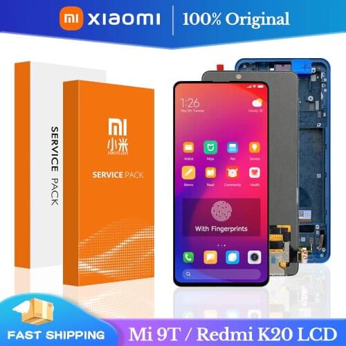 Original 6.39'' Super Amoled Mi 9T Pro LCD For Redmi K20 Pro Lcd display Touch Screen Digitizer Parts For Xiaomi9T Redmi K20 Lcd