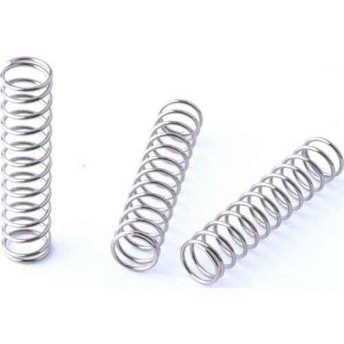 1pcs Compression Spring Wire Diameter 1.6mm Pressure Spring Length 120mm/150mm/180mm/200mm 304 Stainless Steel OD 10/12/14-25mm