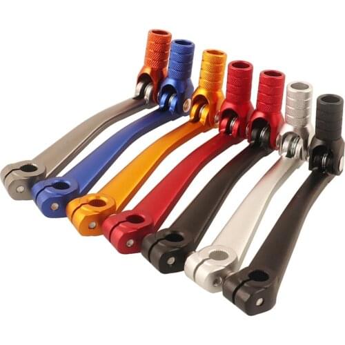Motorcycle CNC Folding Aluminum Gear Shift Lever Gear Shift Lever For Motorcycle ATV Dirt Bike Pit Bikes Gear Lever