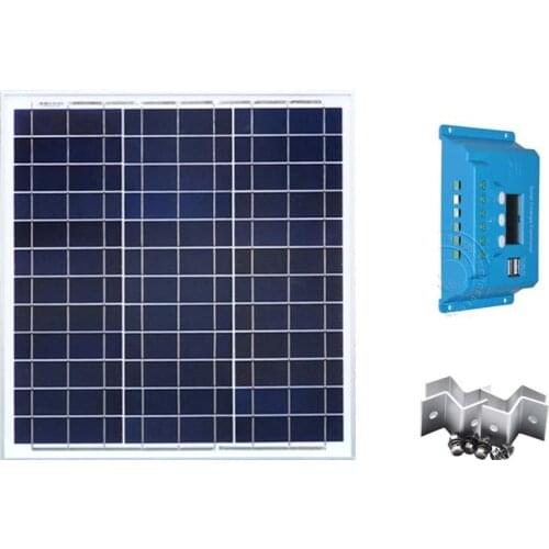 Solar Kit Panel Solar 12v 40w Solar Charge Controller 12v/24v 10A PWM Solar Battery Charger Motorhome Caravan Car Camp Boat RV