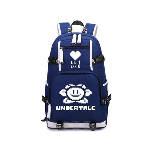 Undertale Cosplay Oxford Cartoon Student School Shoulder Bags Teenage Casual Laptop Travel Bag