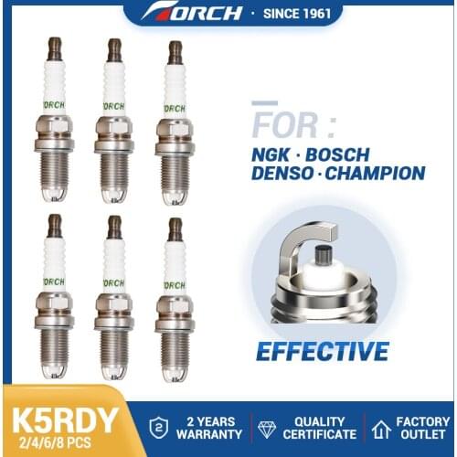 NGK TR6AP13/PTR6D-13G Spark Plug Replacement Torch Brand Candles K5RDY Ignition System 2-8PCS NEW