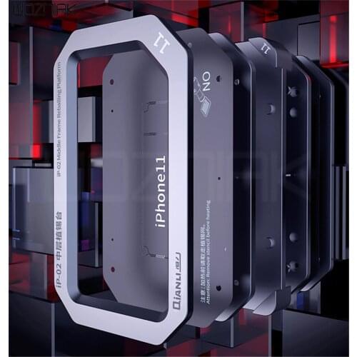 Qianli 3D BGA Reballing Stencil Platform for iPhone X/XS/MAX 11 Pro Max Motherboard Middle Layer TinMotherboard Soldering Tool