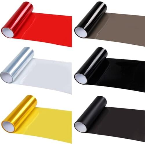 30*60cm Universal Car Headlight Light Color Lamp Protection Translucent Film Color Change Sticker Car Accessories