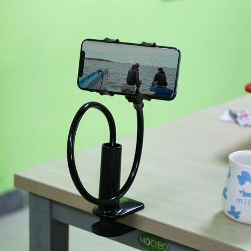 Universal 360° Flexible Table Stand Mount Lazy Holder For View Phone & Enjoy Music & Phone Games On Bed Desk