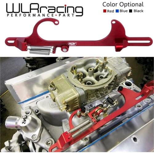 WLR-Billet Aluminum Throttle Cable Bracket For Ford cable Fit Quick Fuel 4150 and 4160 Carburetor 350 FF WLR-TCB01