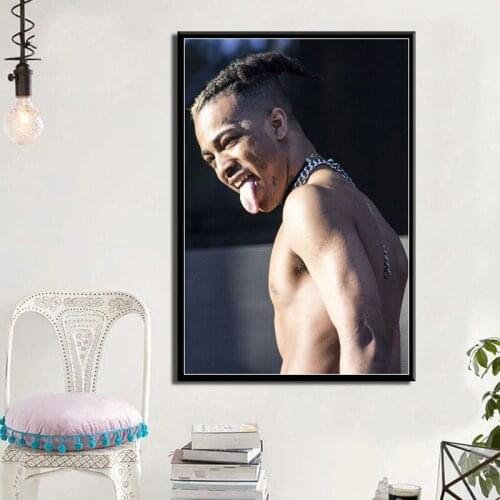 Xxxtentacion Rap Hip Hop Music Star Posters And Prints Canvas Painting Wall Pictures For Living Room Decoration Home Decor