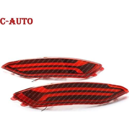1Pair Tail Lamp LED Rear Bumper Reflector Light For Hyundai Tucson 2015 2016 2017 2018 Car Driving Brake Fog Trim Molding light