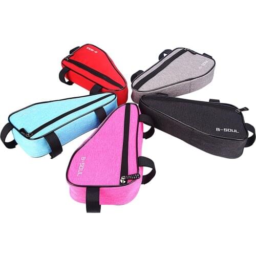1pc MTB Road Bike Front Frame Triangle Bag Pannier Road Bicycle Top Tube Pouch Storage Bags Cycling Accessories