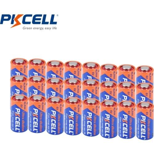 24 x PKCELL 4A76 4LR44 L1325 A544 6V Alkaline Battery For Dog Training Shock Collars