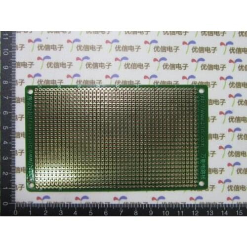 Free shipping single board 7 * 12CM circuit board / green oil board / Universal board / Pegboard