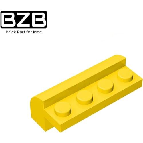 BZB MOC 6081 4x2x11/3 Curved Brick Creative High-tech Building Block Model Kids Toys DIY Brick Parts Best Gifts
