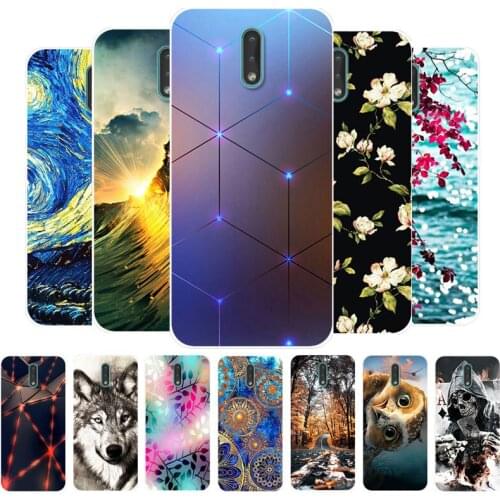 For Coque Nokia 2.3 Case Silicone Painted TPU Soft Back Cover Phone Case For Nokia 2.3 TA-1206 TA-1211 Nokia2.3 etui fundas