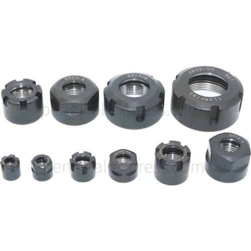ER 8 11 16 20 25 32 - A M UM , Collet Clamping Nuts for CNC Milling Chuck Holder Lathe, for The Same Type of Engraver Spindle