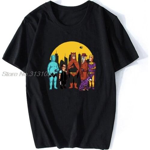 King Of The Watch Hank Hill Watchmen Superheroes Funny Black T-Shirt Summer Men Cotton Tshirt Hip Hop Tees Harajuku Streetwear
