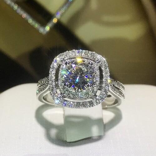 Huitan Women Wedding Rings with Brilliant Cubic Zirconia Modern Female Fashion Rings Love Jewelry Valentines Day Gift Drop Ship