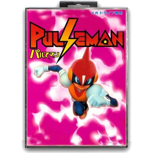 Pulse Man for 16 bit Sega MD Game Card for Mega Drive for Genesis Video Console