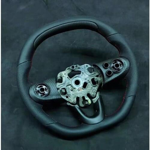 Cuatomized Carbon Fiber Steering Wheel Alcantara Leather Replacement For Mini JCW CountryMan ClubMan 2012-2020