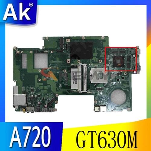 Laptop motherboard For LENOVO A720 GT630M HM75 Mainboard DA0QU7MB8E0 90001493 N13P-GL-A1 SLJ8E