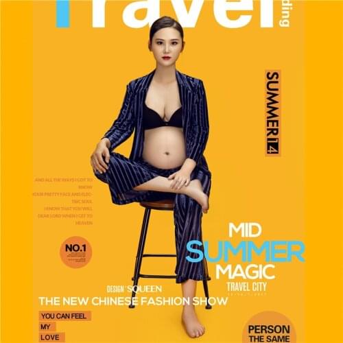 Fashion Hot Maternity Clothes Photography Long Sleeve Sxxy Pregnant Dress For Photo Shoot