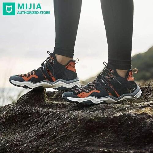 NEW Xiaomi Rax Hiking Mens Boots Summer Shoes Breathable Mesh Fabric Anti-skid Outdoor Jogging Trekking With Shoe Laces