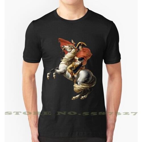 Napoleon Art Delacroix Inspired Black White Tshirt For Men Women Romantic Delacroix Napoleon French French Inspired Cool Ironic
