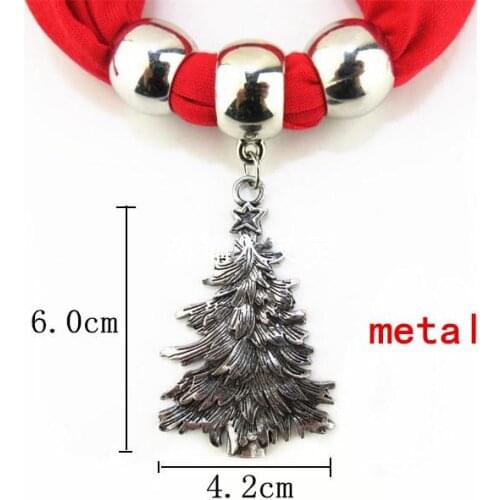 New design Christmas charms DIY scarves jewelry accessories metal tree cross snowman snowflake pendants free shipping