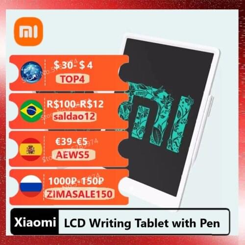 Original Xiaomi Mijia LCD Writing Tablet with Pen Digital Drawing Electronic Handwriting Pad Message Graphics Board New