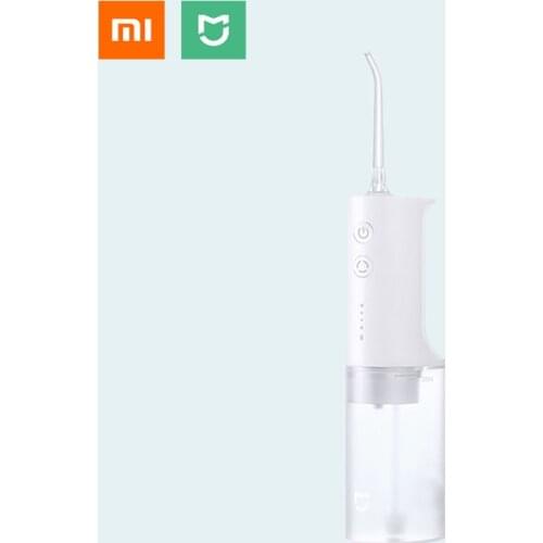 Xiaomi Mijia Oral Irrigator Portable Water Dental Flosser Water Jet Cleaning Tooth Mouthpiece Denture Cleaner Teeth Brush