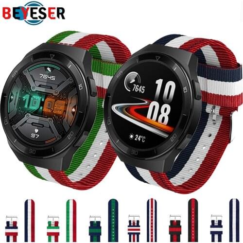For Huawei gt2e Band For Huawei Watch GT 2 2e Honor magic Watch 2 46mm 42mm Nylon Strap Watchband Bracelet 20mm/ 22mm Watch band