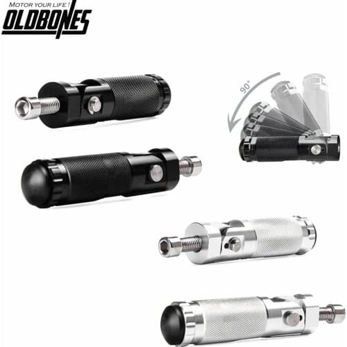 Motor Bike Motorcycle Folding Footrests Footpegs Foot Rests Pegs Rear Pedals Parts pedane moto cale pied moto for YAMAHA